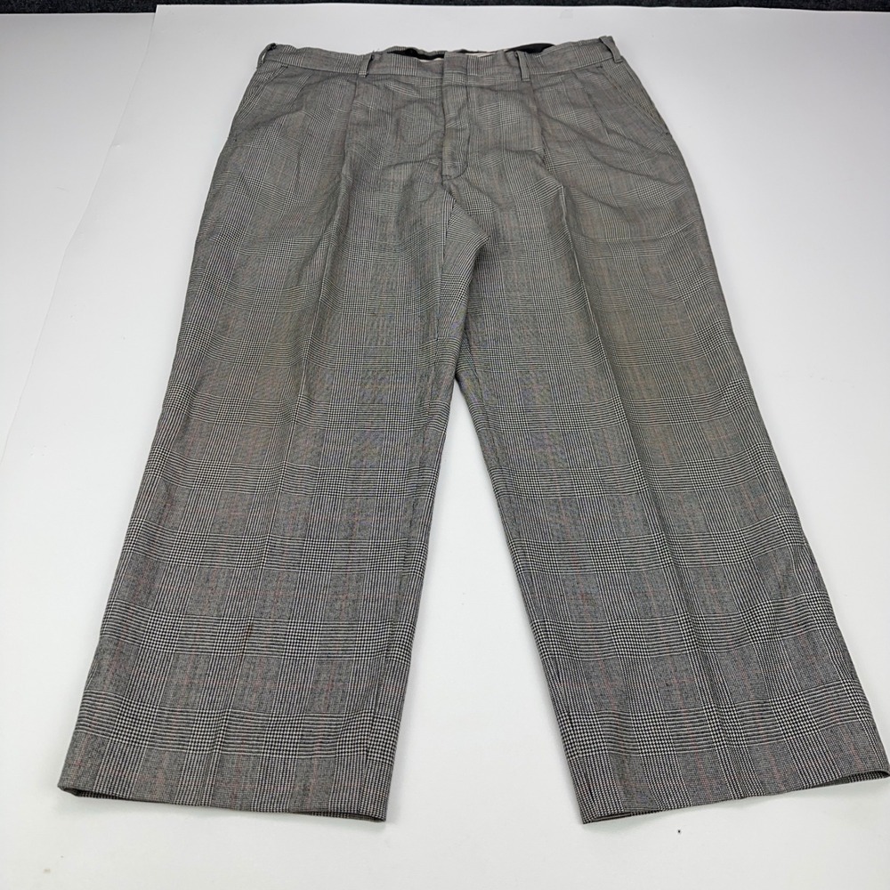 Sterling & Hunt Premier Edition Mens Grey Glen Plaid Worsted Wool Suit - Picture 5 of 16